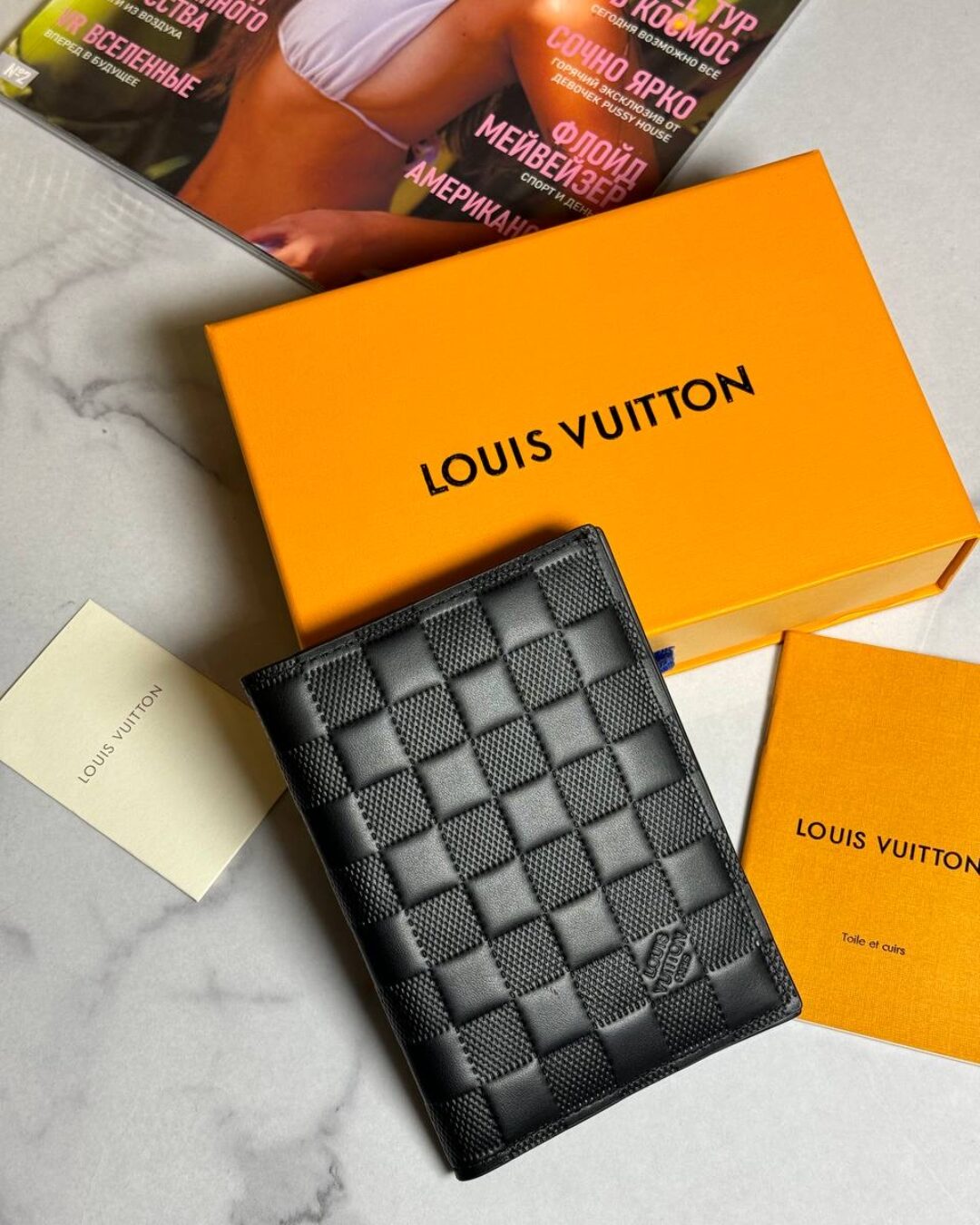 Обложка для паспорта Louis Vuitton (Premium) 1