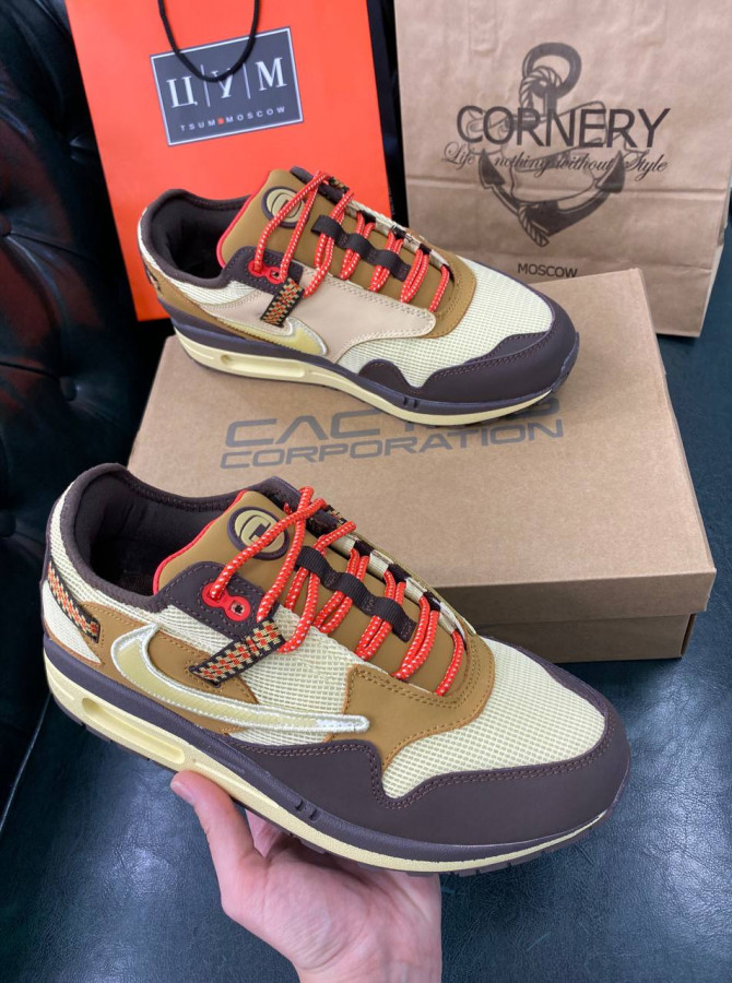 Кроссовки Nike Air Max x Travis Scott  Barogue Brown — изображение 2