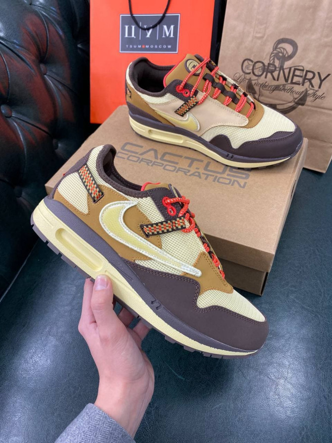 Кроссовки Nike Air Max x Travis Scott  Barogue Brown — изображение 3