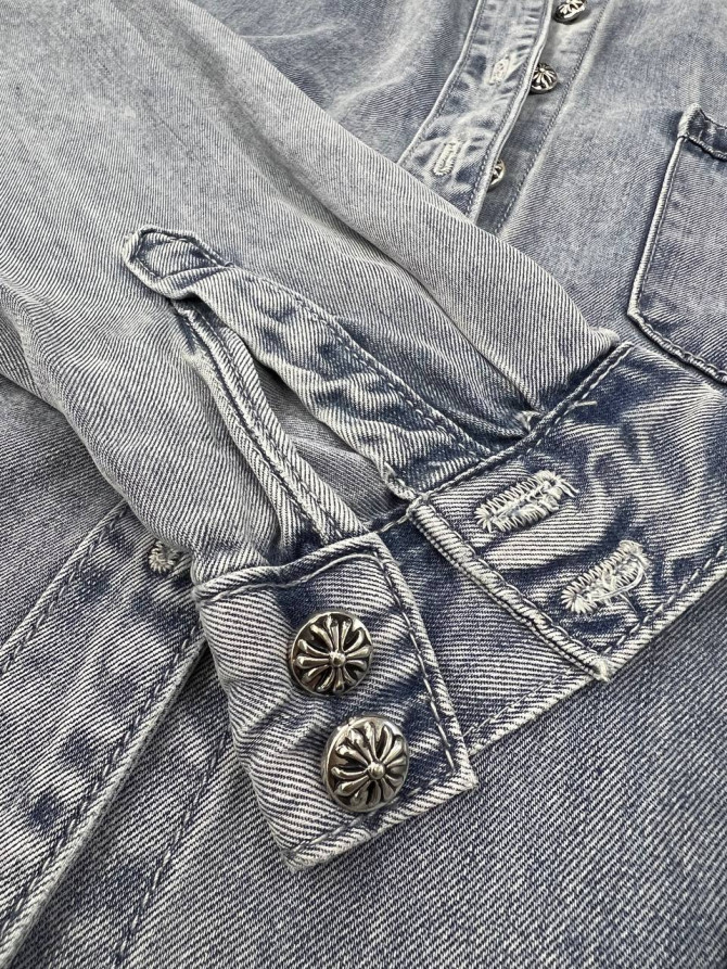 Джинсовка Chrome Hearts 2