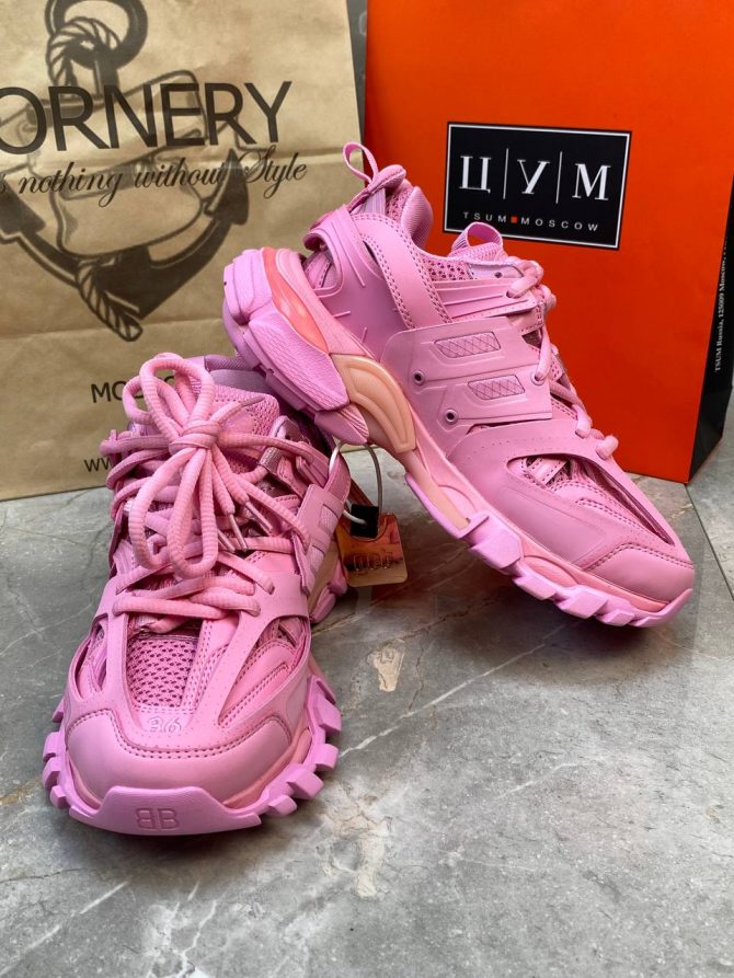 Кроссовки Balenciaga Track Trainer Pink — изображение 8