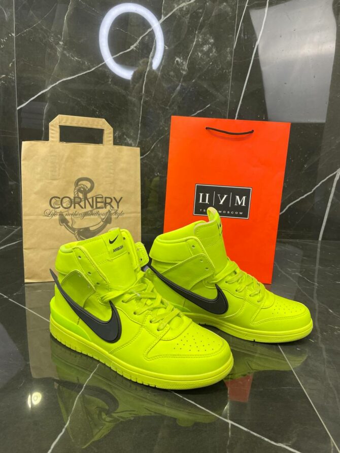 Кроссовки Nike AMBUSH x Dunk High Flash Lime