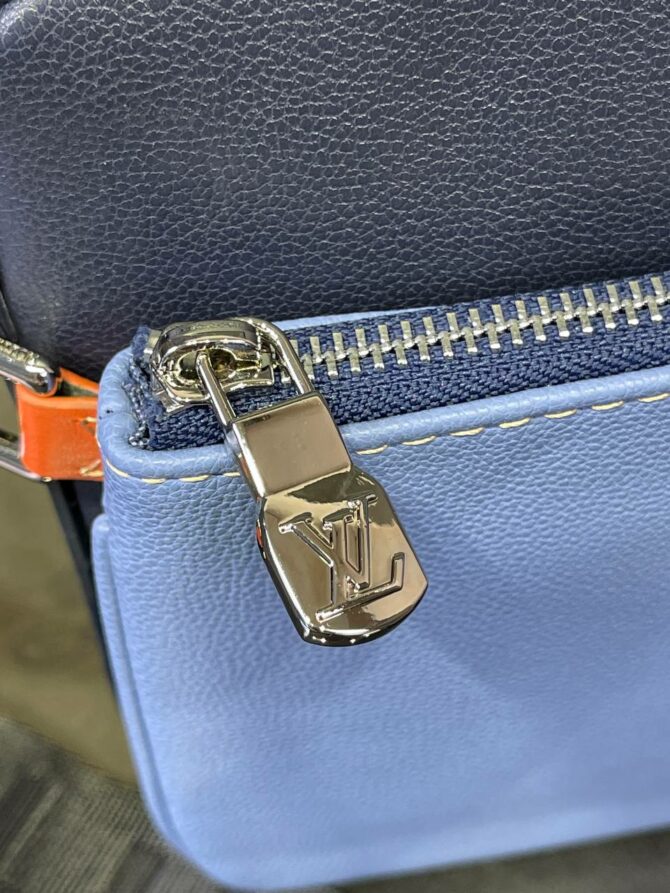 Сумка Louis Vuitton Trio messenger bag blue — изображение 5