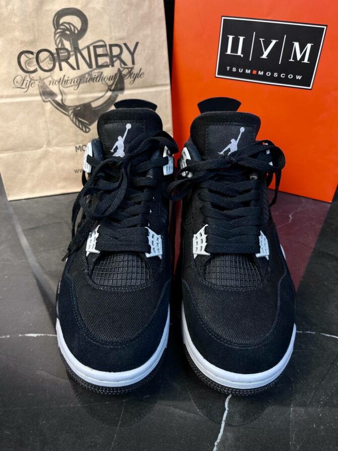 Кроссовки Jordan 4 Retro SE Black Canvas 4