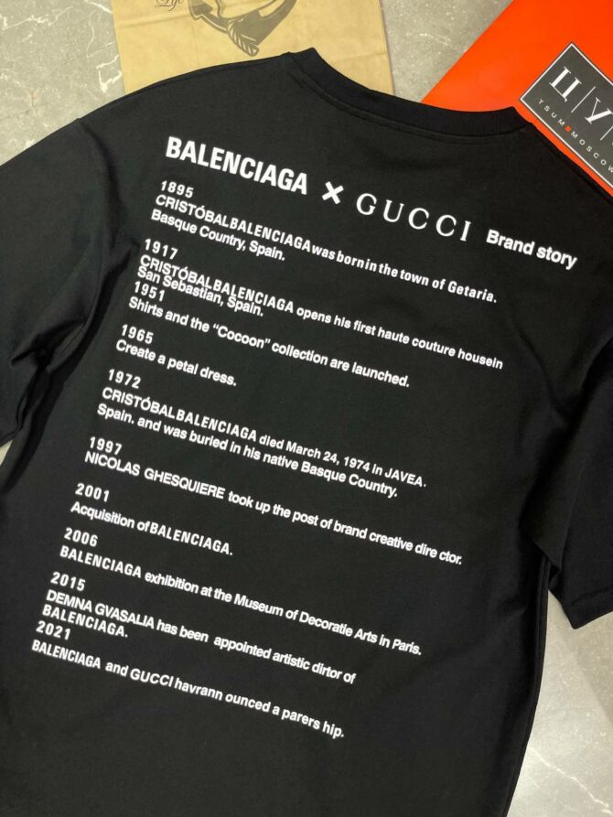 Футболка Gucci x Balenciaga — изображение 9