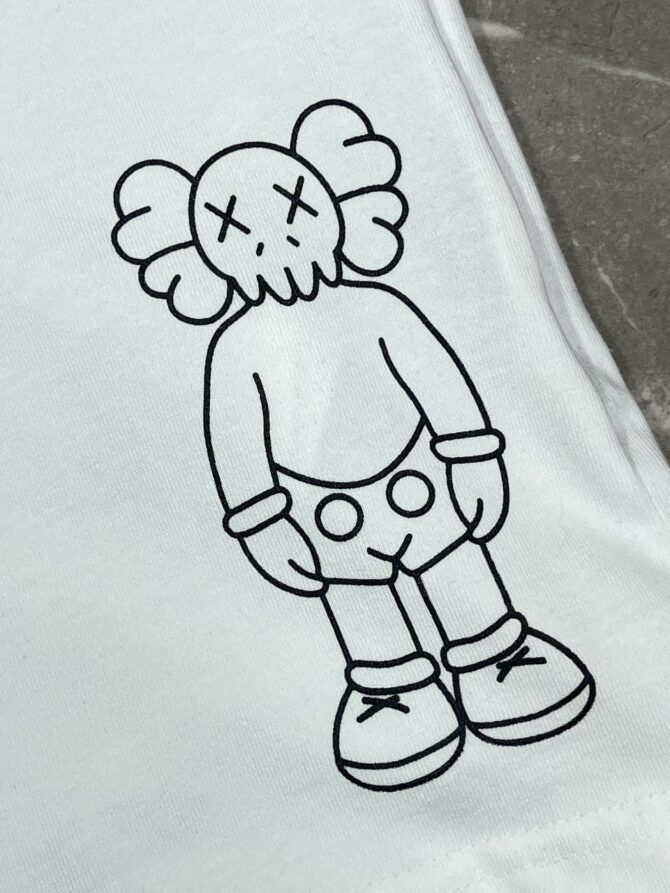 Футболка Off White x Kaws 4