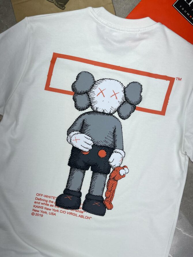 Футболка Off White x Kaws 8