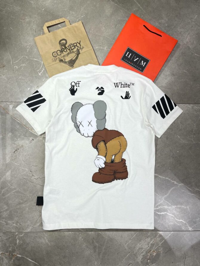 Футболка Off White x Kaws 2