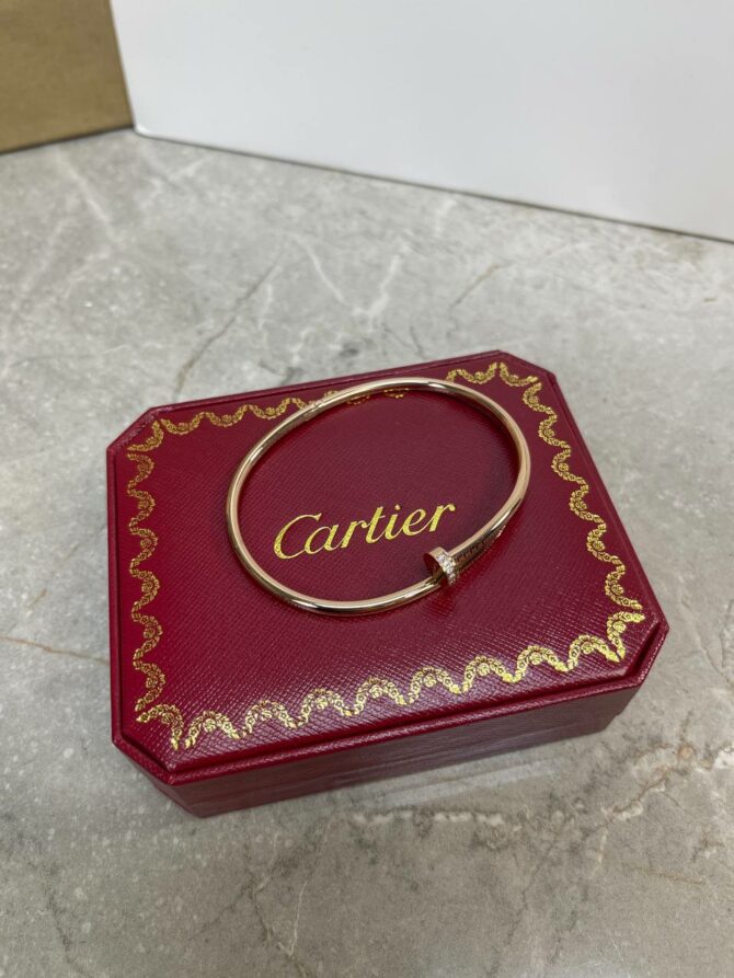 Браслет Cartier Гвоздь(тонкий,камни) 1