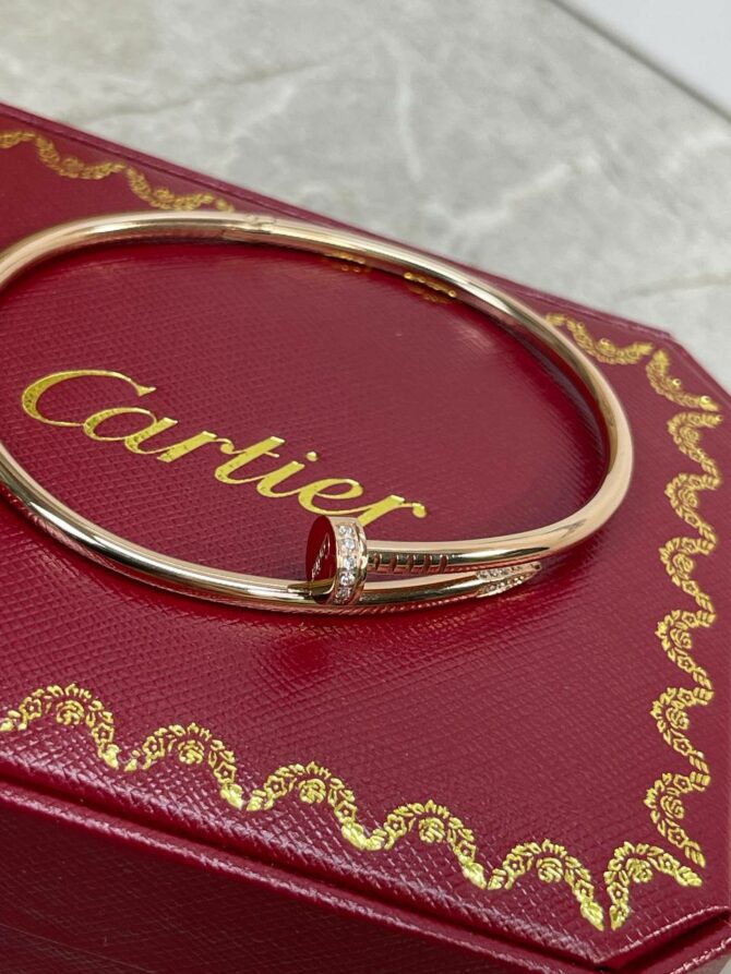 Браслет Cartier Гвоздь(тонкий,камни) 2