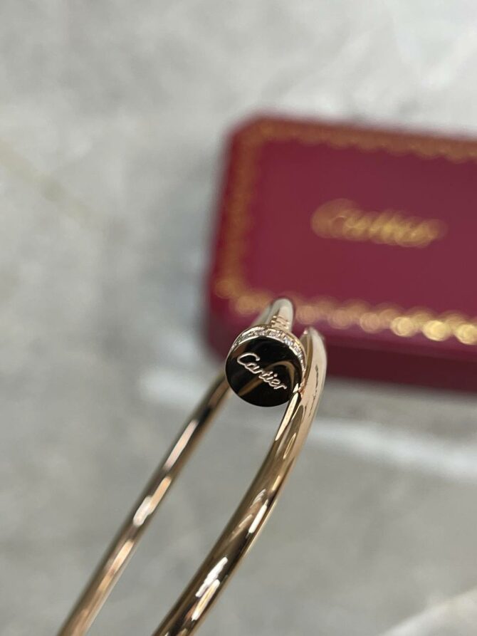 Браслет Cartier Гвоздь(тонкий,камни) 4