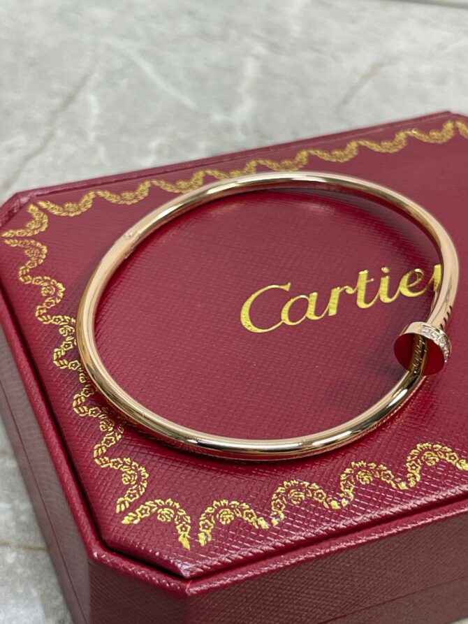 Браслет Cartier Гвоздь(тонкий,камни) 9