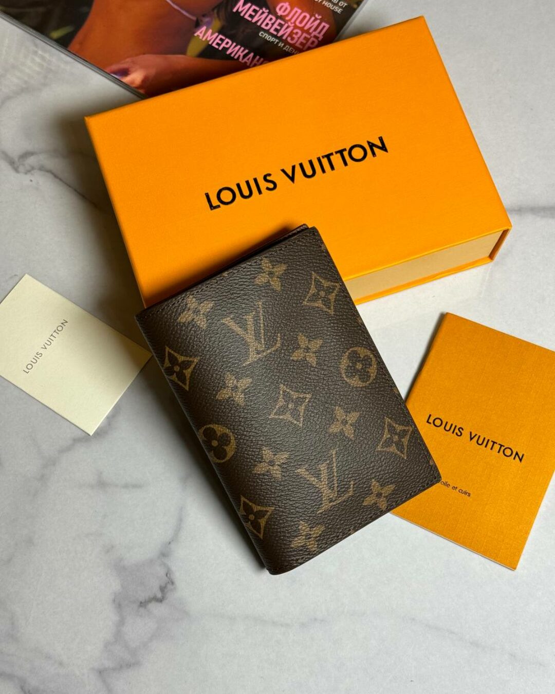 Обложка для паспорта Louis Vuitton (Premium)