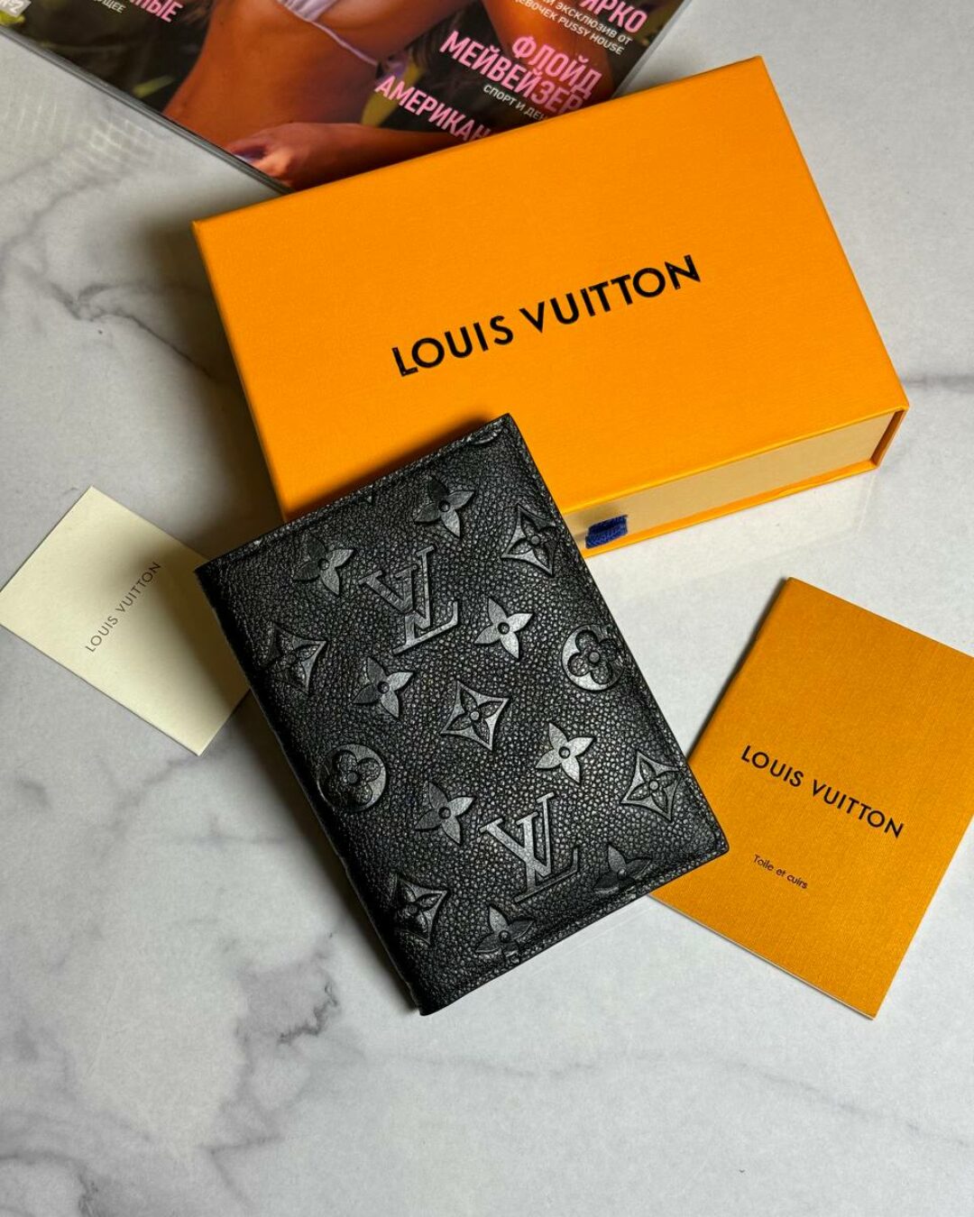 Обложка для паспорта Louis Vuitton (Premium) 1