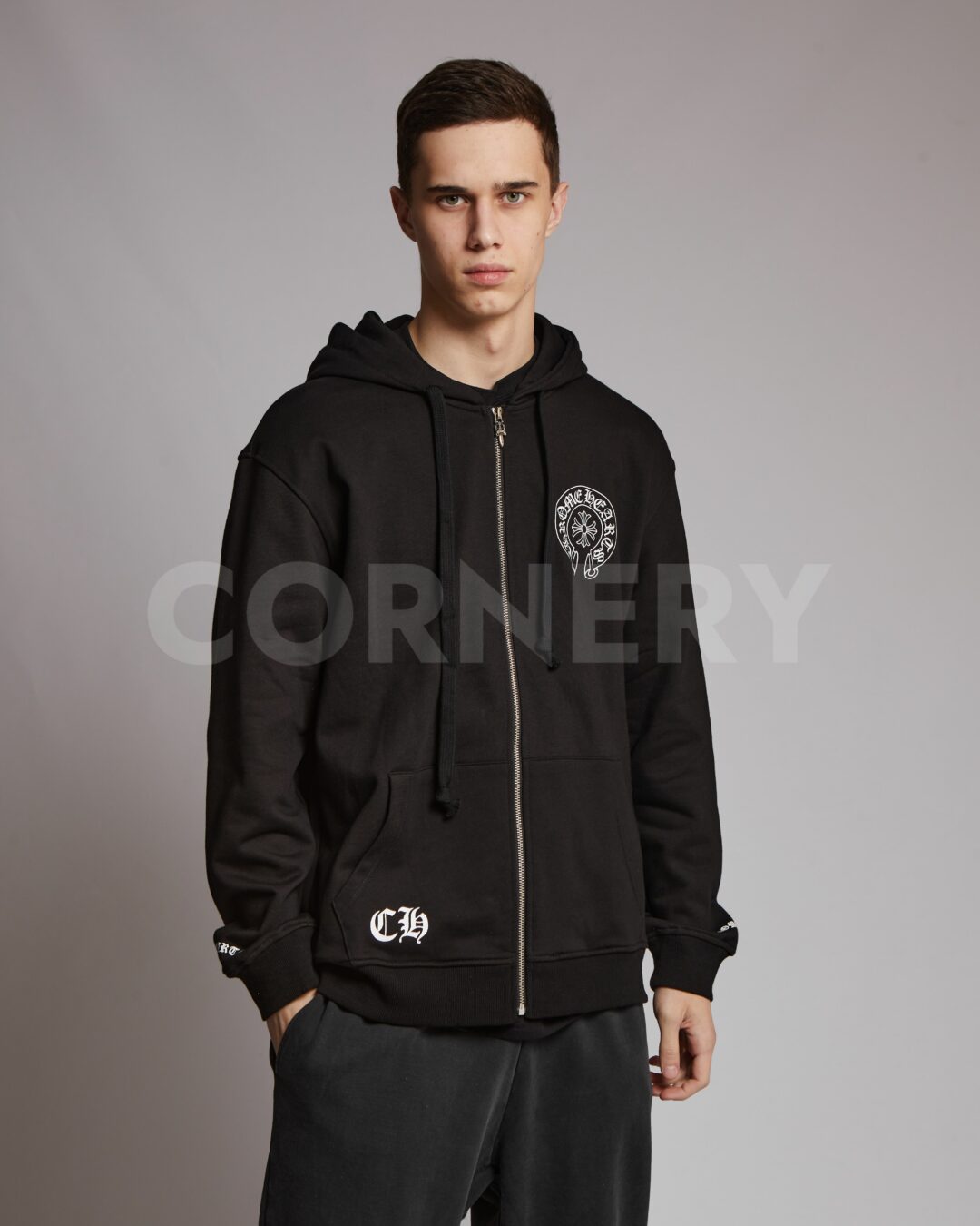 Zip-Худи Chrome Hearts 1