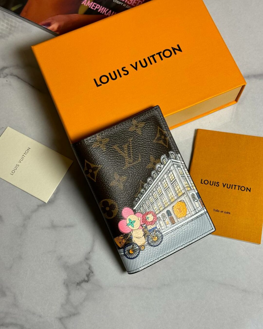 Обложка для паспорта Louis Vuitton (Premium) 1