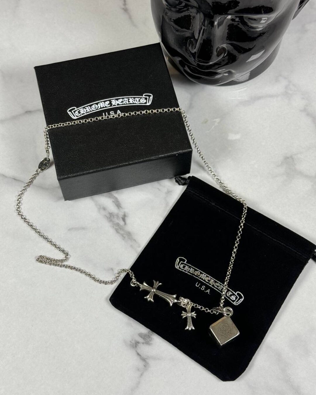 Колье Chrome Hearts