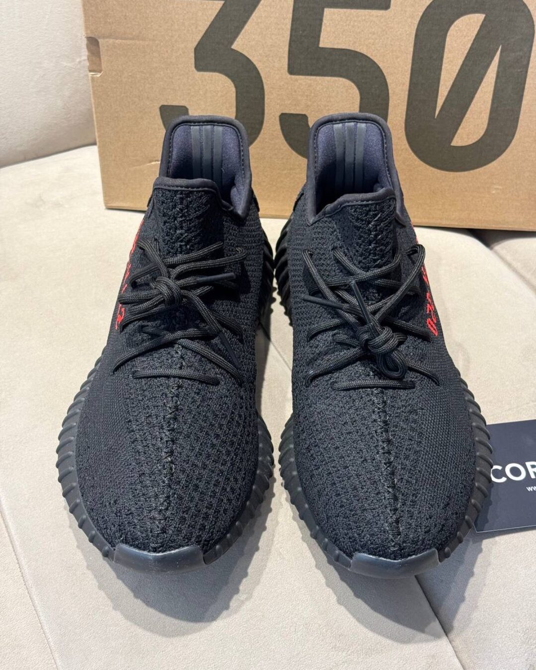 Yeezy 350 V2 Black Red 3