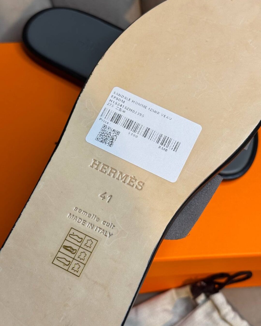 Тапки Hermes 9