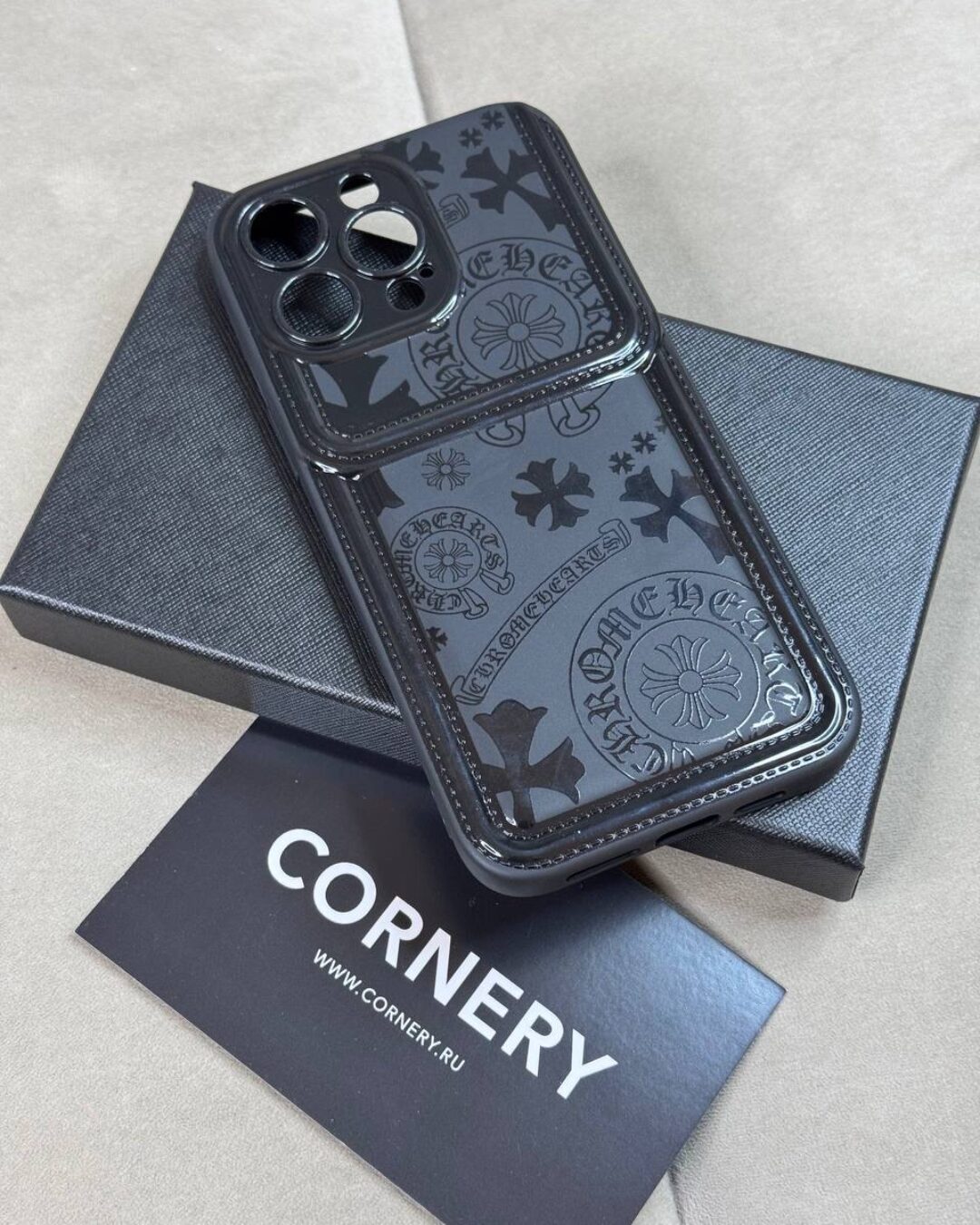 Чехол Chrome Hearts (IPhone 16 Pro Max) 1