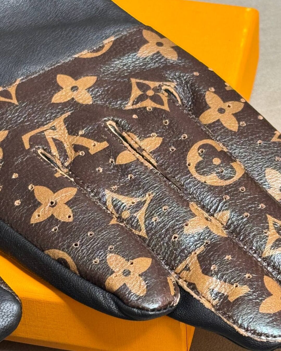 Перчатки Louis Vuitton x Supreme 2