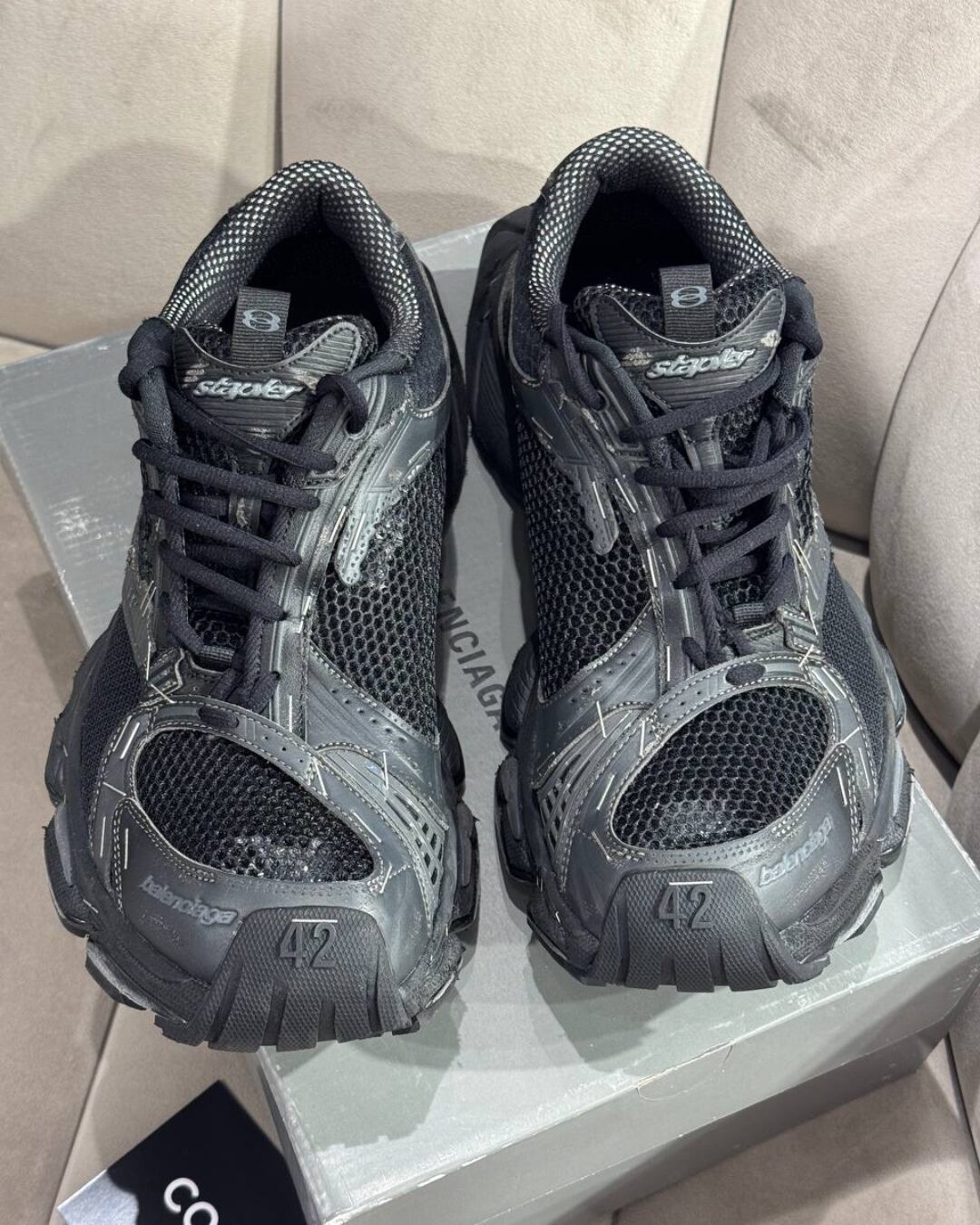 Кроссовки Balenciaga 3XL Sneaker Triple Black — изображение 2