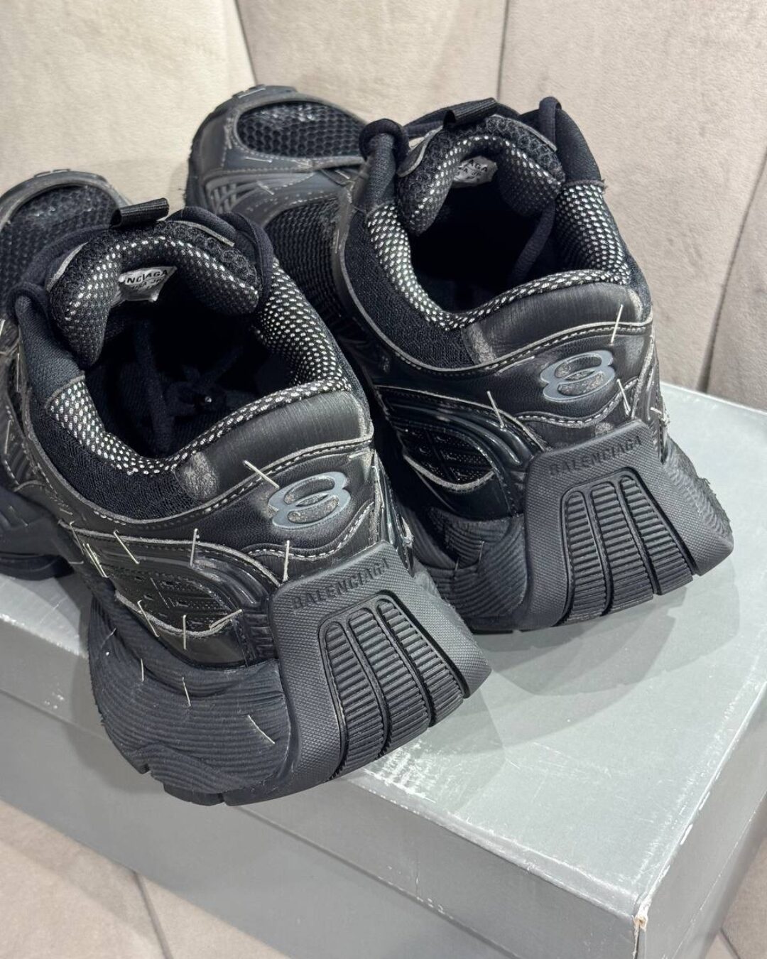 Кроссовки Balenciaga 3XL Sneaker Triple Black — изображение 6