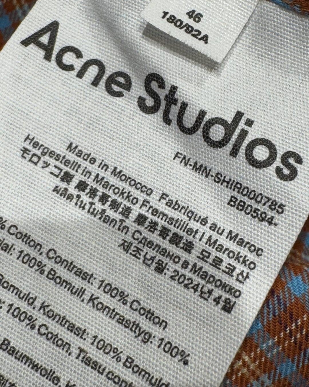 Рубашка Acne Studios — изображение 7